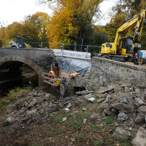 Sanierung eines Brückenbauwerks
